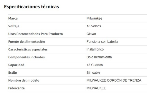 Clavadora Inalambrica M18 Fuel de Iones de Litio 18V sin Escobillas Gen II CL 18 - Imagen 2