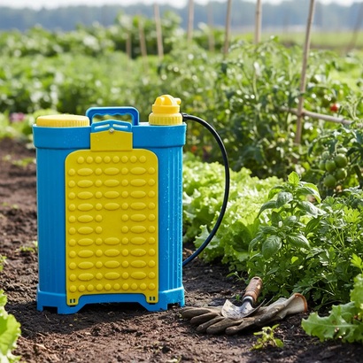 Fumigadora de Espalda Manual Tecco 20 Litros Azul