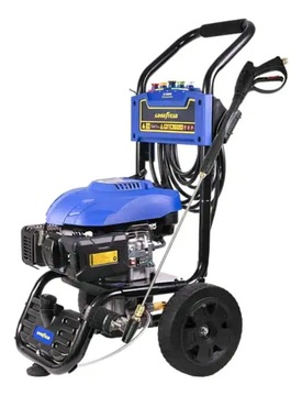 Hidrolavadora 3000 PSI Gasolina 6.5 HP 570 L/h Azul 60Hz Goodyear