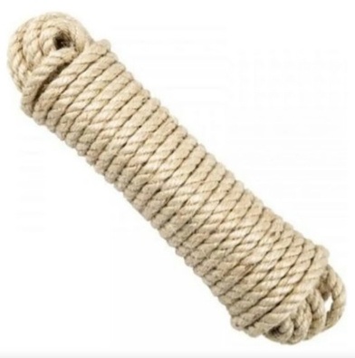 Soga Cuerda 13 mm Fique Natural 100% Colombiano