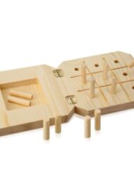 Tablero de Clavijas de Madera de 9 Agujeros para Terapia Ocupacional